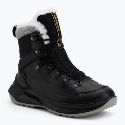 Buty trekkingowe damskie Grisport 15509N7G. Czarne trekkingi Grisport, bez wzorów, bez zapięcia, trekkingowe. Za 409.99 zł.