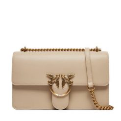 Torebka PINKO. Brązowe kopertówki Pinko, bez wzorów, wizytowe, bez dodatków. Za 1,379.00 zł.