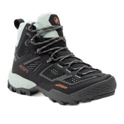 Buty trekkingowe damskie Mammut Ducan High GTX. Szare buty trekkingowe Mammut, bez wzorów, bez zapięcia, trekkingowe. Za 599.99 zł.