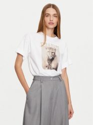 Imperial T-Shirt TV39IGTSCH Biały Regular Fit. Białe t-shirty Imperial, m, bez wzorów, z bawełny, bez kołnierzyka, bez ramiączek. Za 169.99 zł.