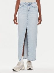 Calvin Klein Jeans Spódnica jeansowa J20J222814 Niebieski Regular Fit. Niebieskie spódnice Calvin Klein Jeans, bez wzorów, z bawełny. Za 429.99 zł.