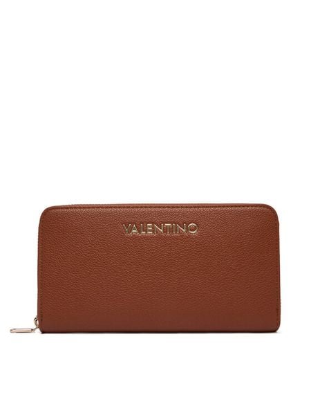 Valentino Portfel VPS9ON155 Brązowy. Brązowe portfele Valentino, bez wzorów, ze skóry. Za 299.99 zł.