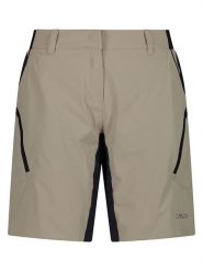 Cmp Szorty kolarskie 3w1 w kolorze beżowym rozmiar: 38. Brązowe szorty sportowe CMP, bez wzorów, z materiału, rowerowe. Za 168.46 zł.