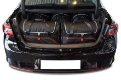 Torby Do Bagażnika Renault Talisman Limousine 2015-2022 5Szt Kjust. Czarne torby podróżne KJUST, bez wzorów, z kauczuku. Za 1,640.00 zł.