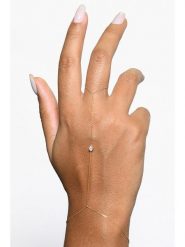 DIAMANTA Złota bransoletka "Kiya" z diamentami rozmiar: onesize. Żółte bransoletki DIAMANTA, z diamentem, złote. Za 1,731.99 zł.