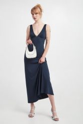 Sukienka EMPORIO ARMANI SWIMWEAR. Sukienki Emporio Armani Swimwear, s, bez wzorów, bez kołnierzyka, bez ramiączek. W wyprzedaży za 382.85 zł.
