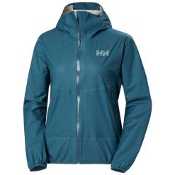 Damska kurtka wodoodporna Helly Hansen Verglas 2.5L Fastpack. Zielone kurtki Helly Hansen, l, bez wzorów, casualowe, bez kaptura. Za 959.50 zł.