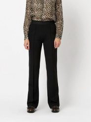 Toni Spodnie w kolorze czarnym rozmiar: 46. Czarne spodnie materiałowe Toni, bez wzorów, z materiału, z podwyższonym stanem. Za 173.99 zł.