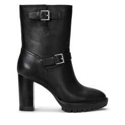 Botki LAUREN RALPH LAUREN. Czarne botki Lauren Ralph Lauren, bez wzorów, bez obcasa, na słupku, bez zapięcia. Za 619.99 zł.
