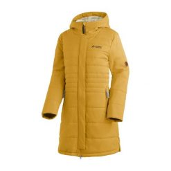 Płaszcz damski Maier Sports Laerke 2.0. Brązowe płaszcze Maier Sports, na zimę, bez wzorów, z puchu, eleganckie, bez kaptura. Za 1,235.50 zł.