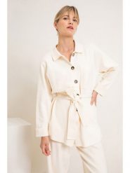 Josephine & Co Koszula w kolorze kremowym rozmiar: XXL. Brązowe koszule Josephine & Co, xxl, bez wzorów, z tkaniny, bez kołnierzyka, bez ramiączek. Za 246.53 zł.