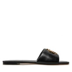Klapki Tory Burch. Czarne klapki Tory Burch, bez wzorów, bez obcasa, bez zapięcia. Za 1,569.00 zł.