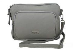 Listonoszka skórzana BARBERINI'S j. szary 990-8. Szare shopper bag Barberinis, bez wzorów, ze skóry, biznesowe, małe, bez dodatków. Za 239.99 zł.