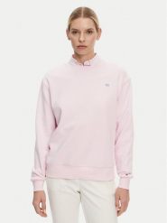 Tommy Hilfiger Bluza WW0WW45980 Różowy Regular Fit. Czerwone bluzy Tommy Hilfiger, s, bez wzorów, z bawełny, bez kaptura. Za 269.99 zł.