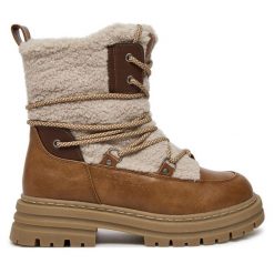 Śniegowce Kimberfeel. Brązowe śniegowce Kimberfeel, bez wzorów, bez zapięcia. Za 629.99 zł.