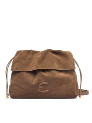 Coccinelle Torebka V9G Coccinellelidia Suede Bim E1 V9G 13 03 01 Beżowy ciemny. Brązowe listonoszki Coccinelle, bez wzorów, ze skóry, bez dodatków. Za 1,399.00 zł.