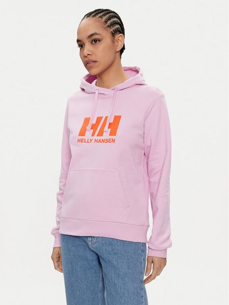 Helly Hansen Bluza Logo 2.0 34460 Różowy Regular Fit. Czerwone bluzy Helly Hansen, xs, bez wzorów, z bawełny, bez kaptura. Za 279.99 zł.