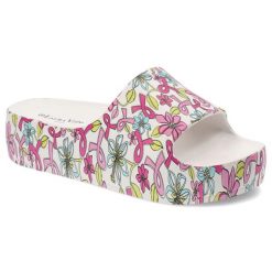 Różowe Stylowe Klapki Laura Vita Modne Buty Damskie. Czerwone klapki LAURA VITA, bez wzorów, eleganckie, bez obcasa, bez zapięcia. Za 139.00 zł.