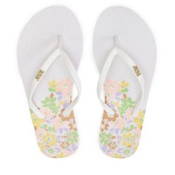 Japonki Roxy. Białe japonki Roxy, bez wzorów, sportowe. Za 59.99 zł.
