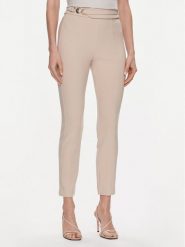 Marciano Guess Spodnie materiałowe Karen 4RGB02 6869Z Beżowy Slim Fit. Brązowe spodnie materiałowe Marciano Guess, z aplikacjami, z materiału. Za 519.99 zł.