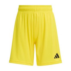 Spodenki krótkie dla dzieci adidas Entrada 26. Czarne szorty adidas, bez wzorów, z poliesteru, młodzieżowe. Za 51.99 zł.