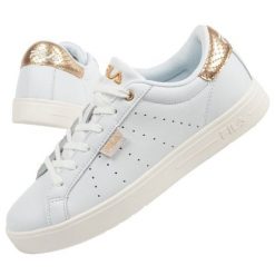 Buty Fila Lusso FFW028613069 białe. Białe buty treningowe bez wzorów, z gumy, bez zapięcia. Za 263.32 zł.