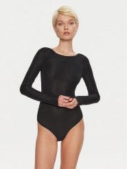 Emporio Armani Underwear Body 164863 4F214 00020 Czarny Slim Fit. Czarne body i gorsety Emporio Armani Underwear, bez wzorów, z syntetyku, bez ramiączek. Za 229.99 zł.