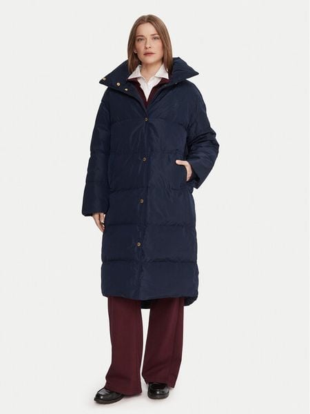 Tommy Hilfiger Kurtka puchowa WW0WW47279 Granatowy Relaxed Fit. Niebieskie kurtki Tommy Hilfiger, xl, bez wzorów, z puchu, bez kaptura. Za 1,129.00 zł.