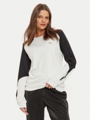 Liu Jo Sport Bluza TF4149 F0778 Biały Regular Fit. Białe bluzy bez kaptura Liu Jo Sport, s, bez wzorów, z bawełny, bez kaptura. Za 219.99 zł.