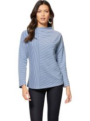 WITT WEIDEN Bluzka w kolorze biało-błękitnym rozmiar: 52. Białe bluzki WITT WEIDEN, bez wzorów, bez kołnierzyka, bez ramiączek. Za 43.99 zł.