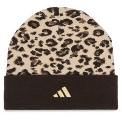 Czapka adidas. Brązowe czapki zimowe adidas, bez wzorów. Za 89.99 zł.