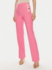 Fracomina Spodnie materiałowe FQ24SV3001W42901 Różowy Slim Fit. Czerwone spodnie materiałowe Fracomina, bez wzorów, z materiału. Za 439.99 zł.