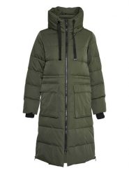 MOSS COPENHAGEN Kurtka pikowana "Pavine" w kolorze khaki rozmiar: XS/S. Brązowe kurtki Moss Copenhagen, s, bez wzorów, bez kaptura. Za 524.95 zł.