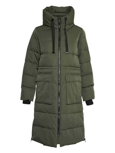 MOSS COPENHAGEN Kurtka pikowana "Pavine" w kolorze khaki rozmiar: XS/S. Brązowe kurtki Moss Copenhagen, s, bez wzorów, bez kaptura. Za 503.95 zł.