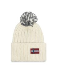 Napapijri Czapka Semiury NP0A4GKC Beżowy. Brązowe czapki zimowe Napapijri, bez wzorów. Za 219.99 zł.