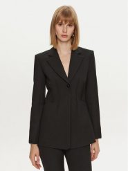 Simona Corsellini Marynarka A24CPGI017 Czarny Slim Fit. Czarne marynarki i żakiety SIMONA CORSELLINI, bez wzorów, z syntetyku, bez ramiączek. Za 929.99 zł.