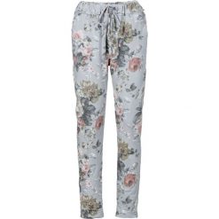 Spodnie dresowe z nadrukiem bonprix szary z nadrukiem. Spodnie dresowe marki bonprix. Za 59.99 zł.