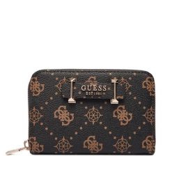 Portfel Guess. Brązowe portfele Guess, z aplikacjami. Za 219.99 zł.