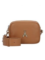 Patrizia Pepe Torebka 8B0186/L001 Brązowy. Brązowe listonoszki Patrizia Pepe, bez wzorów, ze skóry, bez dodatków. Za 455.99 zł.