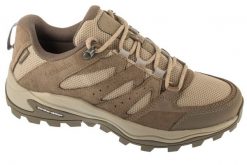 Buty trekkingowe damskie, Redmond IV Low WP. Brązowe trekkingi Columbia, bez wzorów, z materiału, przed kostkę, bez zapięcia, trekkingowe. Za 349.99 zł.