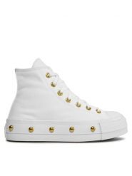Converse Trampki Chuck Taylor All Star Lift Platform Star Studded A06787C Biały. Białe trampki Converse, bez wzorów, z materiału, retro, bez zapięcia. Za 229.99 zł.