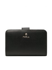Furla Duży Portfel Damski Camelia WP00314-ARE000-O6000-1-007-20-CN-P Czarny. Czarne portfele Furla, bez wzorów, ze skóry. Za 749.99 zł.