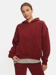 Gina Tricot Bluza 21735 Czerwony Oversize. Czerwone bluzy Gina Tricot, l, bez wzorów, z bawełny, bez kaptura. Za 169.99 zł.