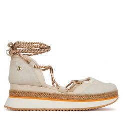 Espadryle Gioseppo. Brązowe espadryle Gioseppo, bez wzorów, bez obcasa. Za 369.99 zł.