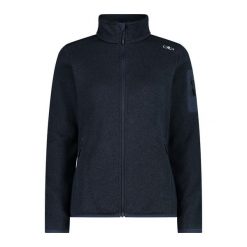 Bluza polarowa damska CMP Haze Jacket Knitted. Niebieskie bluzy bez kaptura CMP, xs, bez wzorów, z polaru, narciarskie. Za 251.99 zł.