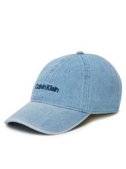 Calvin Klein Czapka z daszkiem Small Monogram LV04K5065G Niebieski. Niebieskie czapki z daszkiem Calvin Klein, bez wzorów, z bawełny. Za 179.99 zł.