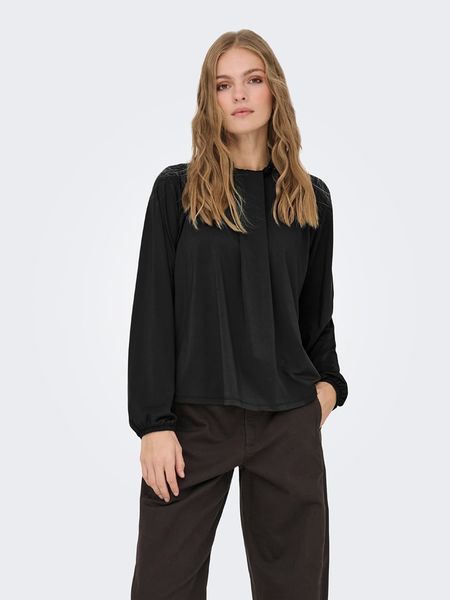 JDY Bluzka w kolorze czarnym rozmiar: XL. Czarne bluzki JDY, xl, bez wzorów, bez kołnierzyka, bez ramiączek. Za 74.63 zł.