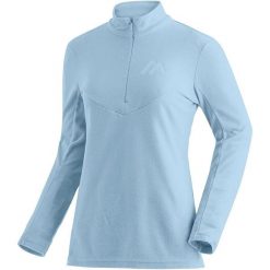 Damski sweter ze stójką Maier Sports Denise HZ. Niebieskie swetry Maier Sports, na zimę, bez wzorów, z materiału, wakacyjne, bez ramiączek. Za 269.50 zł.