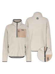 Sublevel Bluza polarowa w kolorze beżowym rozmiar: XL. Brązowe bluzy bez kaptura Sublevel, xl, bez wzorów, z polaru. Za 144.24 zł.