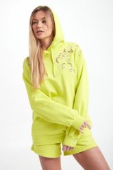 Bluza dresowa damska ERMANNO FIRENZE. Bluzy Ermanno Firenze, bez wzorów, z dresówki, bez kaptura. W wyprzedaży za 1,005.95 zł.